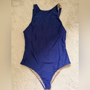 Acacia Swimwear Navy One Piece Swimsuit